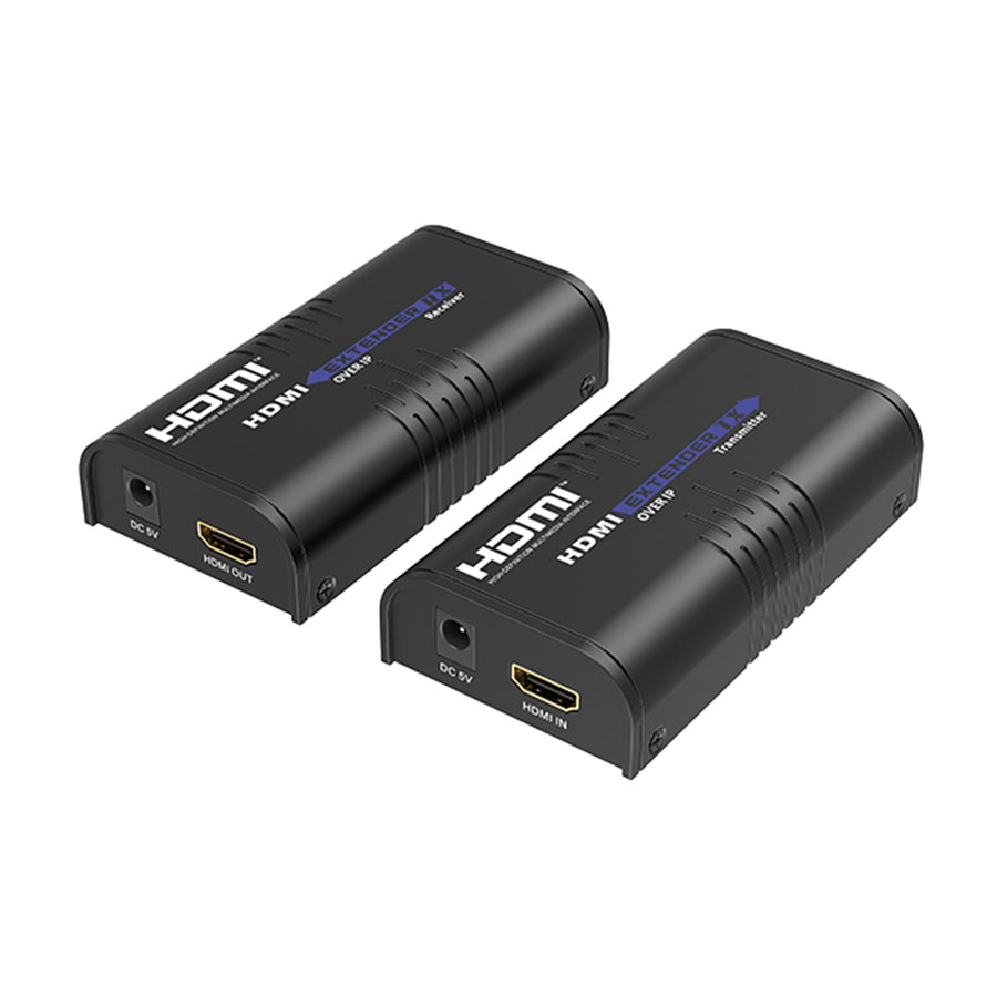 LENKENG LKV373-M5.0 - HDMI Over IP Extender Supports Cat5E/6, Many-to-Many Transmitter & Receiver Kit