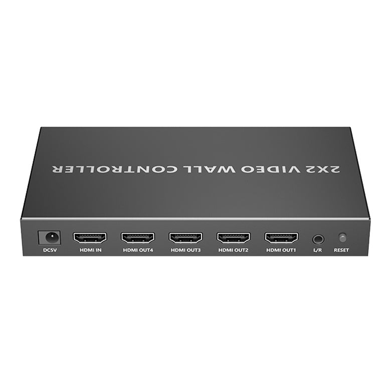 LENKENG LKV104VW - 2x2 HDMI Videowall Controller w/ 1x HDMI In & 4x HDMI Out. 1920x1200@60Hz Res