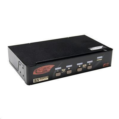 REXTRON PAAG-114 - 4 Port DisplayPort USB KVM w/ Audio. Supports DisplayPort