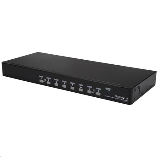 8 Port 1U Rackmount USB KVM Switch Kit