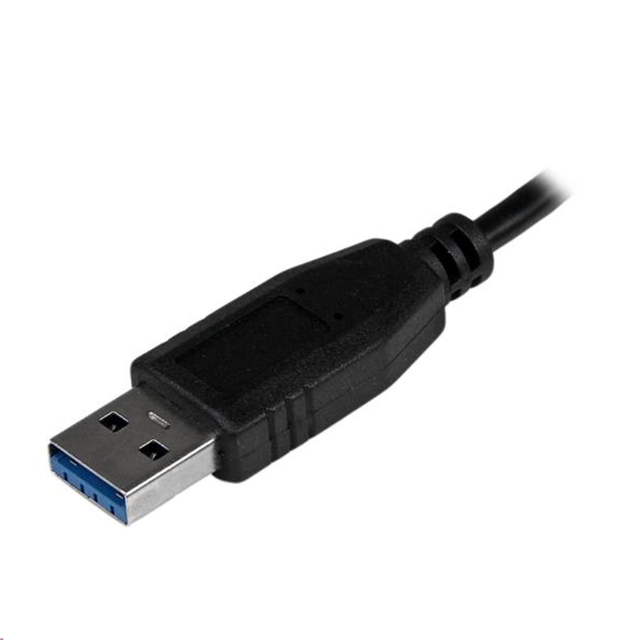 StarTech.com Tragbarer Mini-USB-3.0-Hub mit 4 Anschlüssen – Schwarz