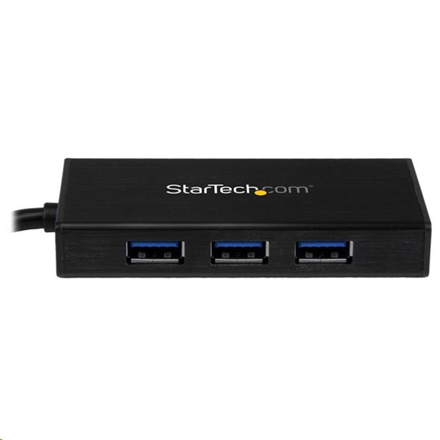 StarTech.com ST3300GU3B - Portable USB 3.0 Hub w/ Gigabit Ethernet