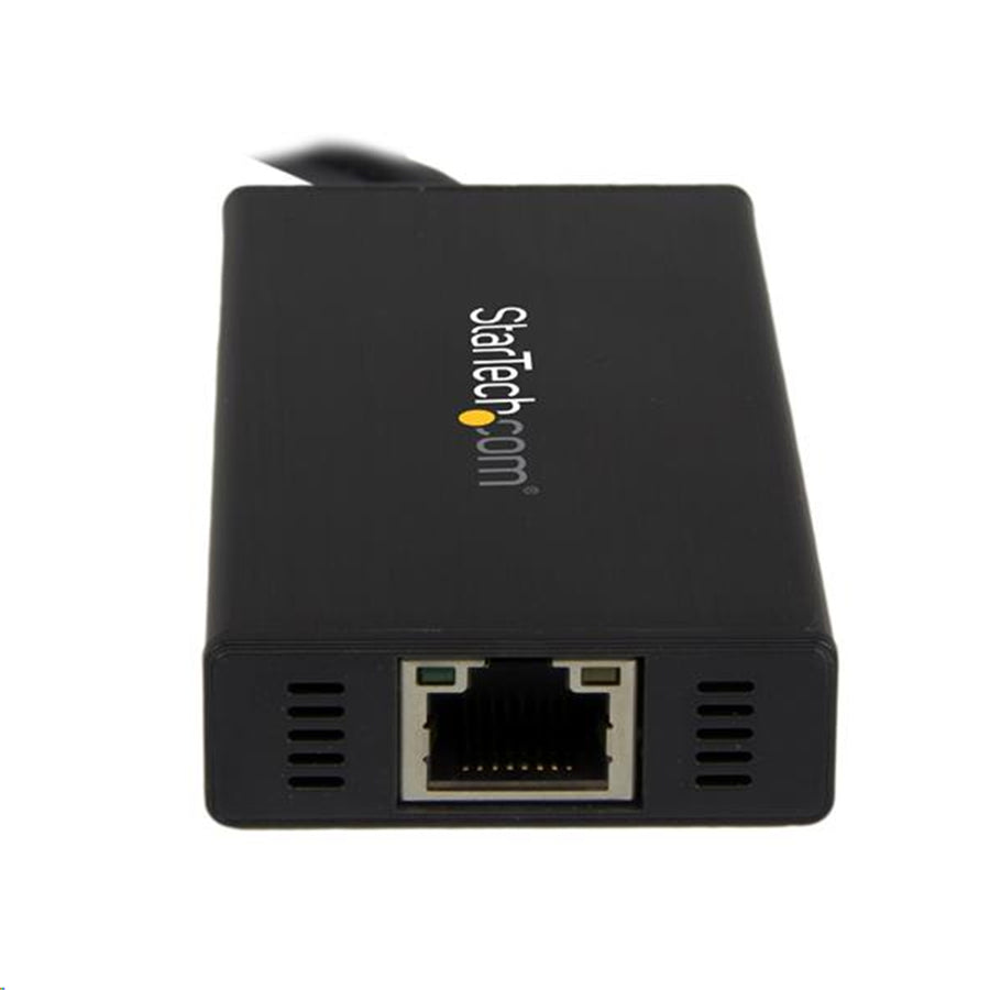 StarTech.com ST3300GU3B - Portable USB 3.0 Hub w/ Gigabit Ethernet
