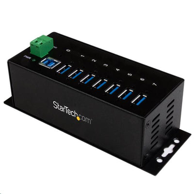 7 Port Industrie-USB-3.0-Hub - Metall