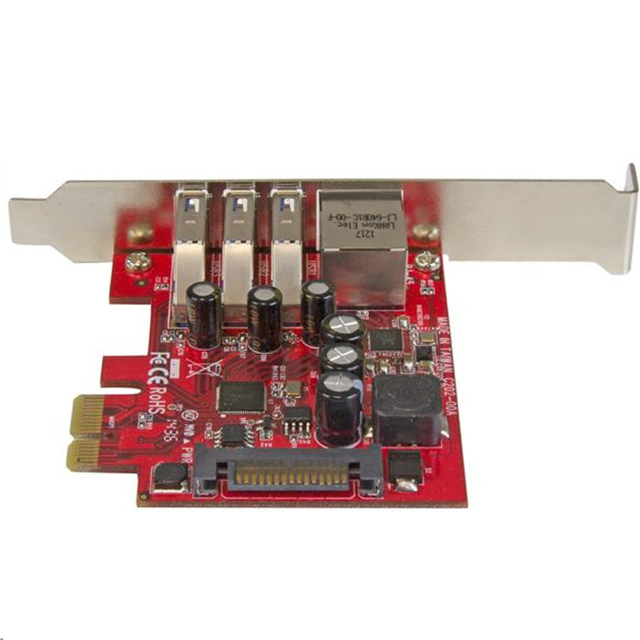 StarTech.com PEXUSB3S3GE 3Port PCIe USB 3.0 Adapter Card - Standa