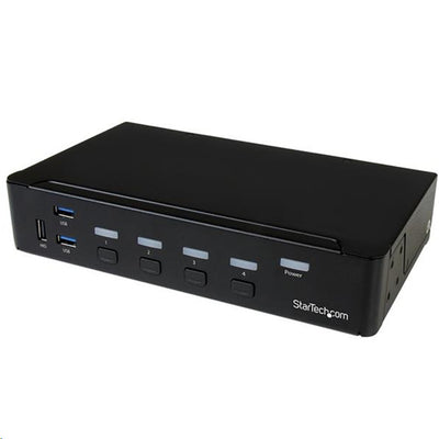 StarTech.com SV431HDU3A2 - 4-Port HDMI KVM Switch - USB 3.0 - 1080p