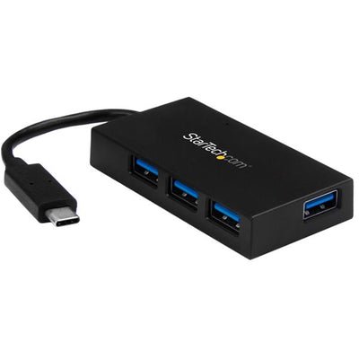 StarTech.com HB30C4AFS - 4 Port USB C Hub - C to A - Power Adapt