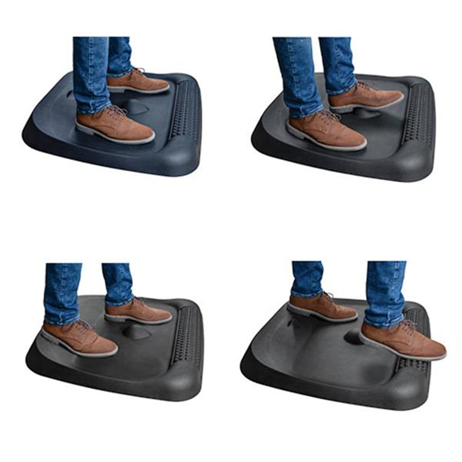 StarTech.com STSMATC Anti-Fatigue Mat for Standing Desks - Active Standing Desk Mat - 66 cm x 74 cm - Cushioned 3D Topography - Stand Up Desk Mat