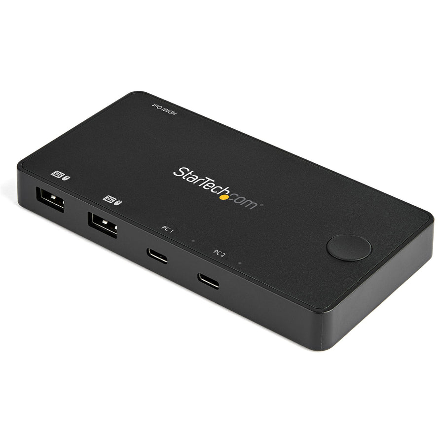 2 Port USB-C Alt-Mode Compact KVM Switch