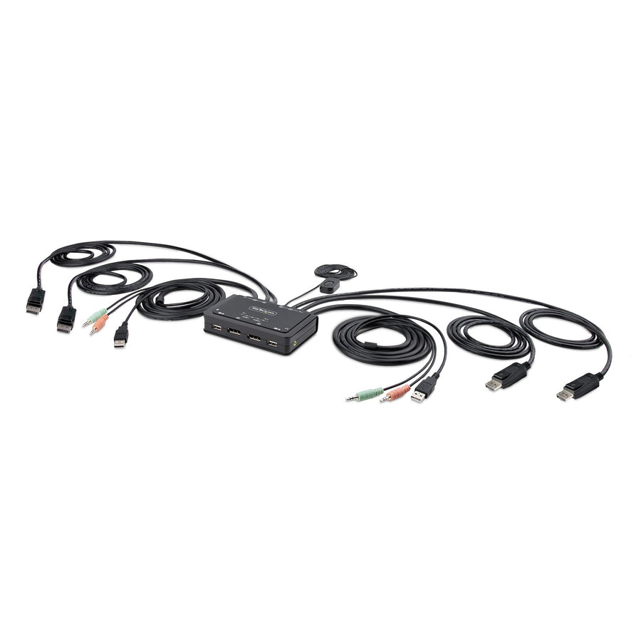 StarTech.com C2-DD46-UA2-CBL-KVM 2-Port Dual-Monitor Cable KVM Switch