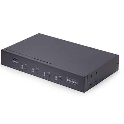StarTech.com P4A20132-KM-SWITCH - 4-Port USB/KM Switch with Mouse Roaming