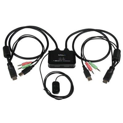 StarTech.com SV211HDUA - 2 Port USB HDMI Cable KVM Switch