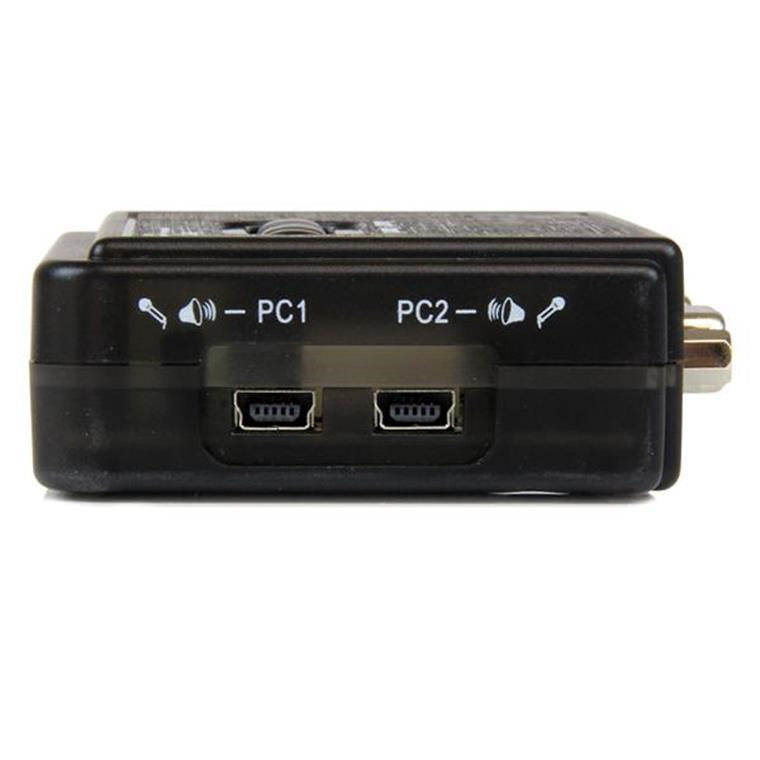 StarTech.com SV211KUSB 2-Port USB KVM Switch VGA w/ Audio & Cables 2048x1536 60Hz