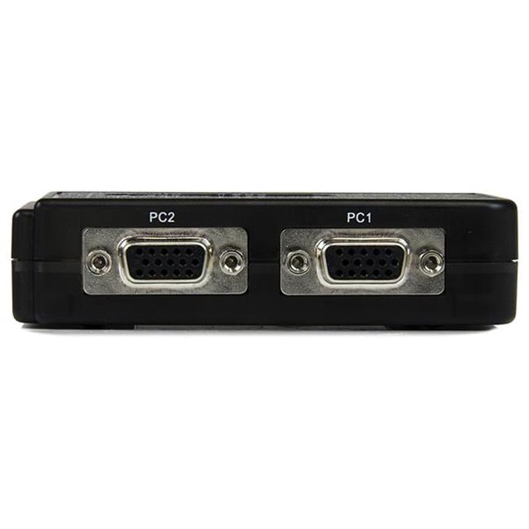 StarTech.com SV211KUSB 2-Port USB KVM Switch VGA w/ Audio & Cables 2048x1536 60Hz