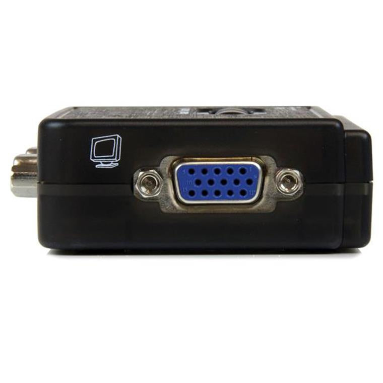 StarTech.com SV211KUSB 2-Port USB KVM Switch VGA w/ Audio & Cables 2048x1536 60Hz
