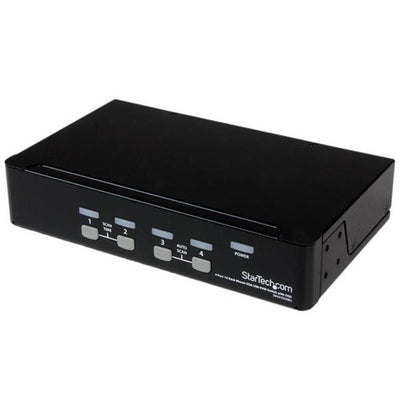StarTech.com SV431DUSBU - 4 Port 1U Rackmount USB KVM Switch