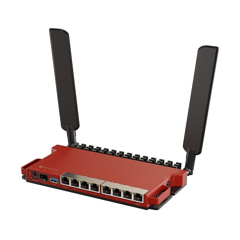 L009UiGS-2HaxD-IN - MikroTik L009UiGS-2HaxD-IN 2.4 GHz 802.11ax 8 Port Gigabit Ethernet WiFi 6 Router with SFP