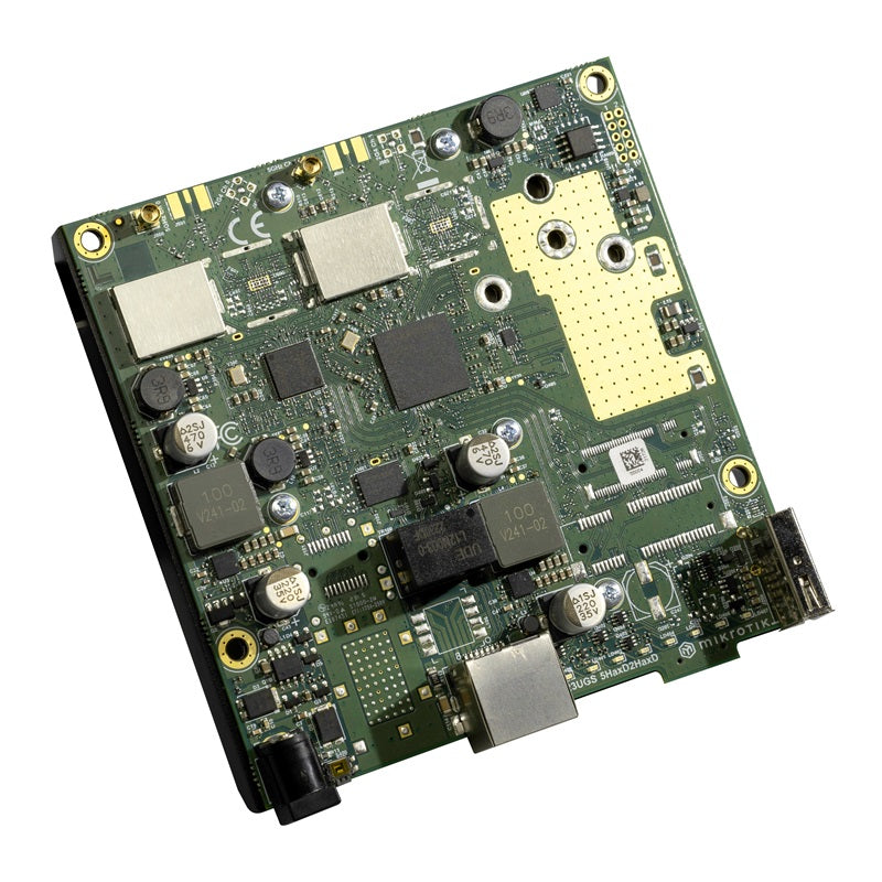 MikroTik L11UG-5HaxD - L11UG-5HaxD High Power 5 GHz CPE or AP with Wi-Fi 6 RouterBoard dual-core ARM CPU, PoE-in, Gigabit Ethernet and RouterOS v7