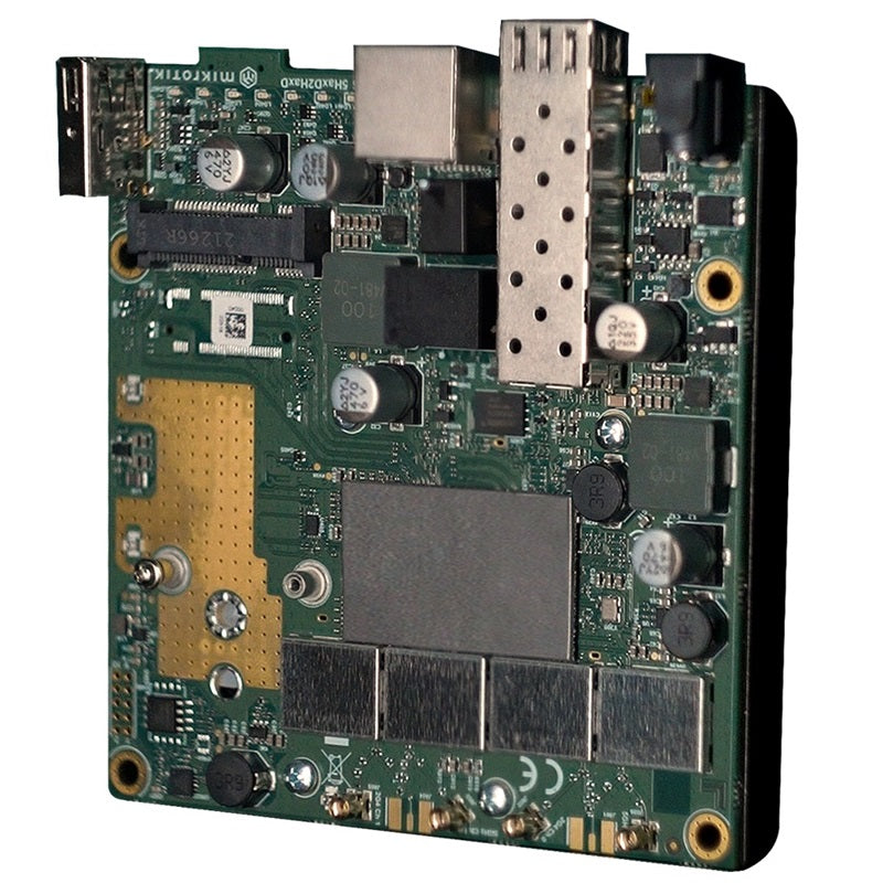 L23UGSR-5HaxD2HaxD - MikroTik L23UGSR-5HaxD2HaxD High Power Dual Band CPE or AP with Wi-Fi 6 RouterBoard dual-core ARM CPU, PoE-in, Gigabit Ethernet and RouterOS v7