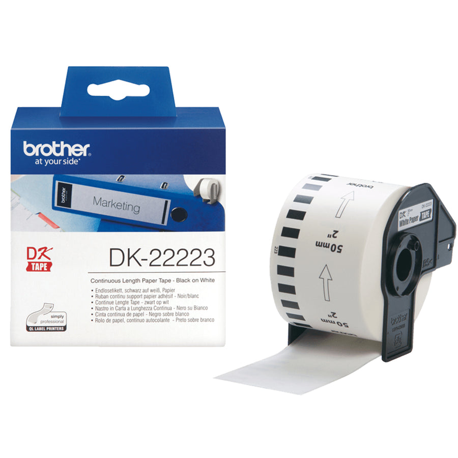 Brother DK22223 White Roll