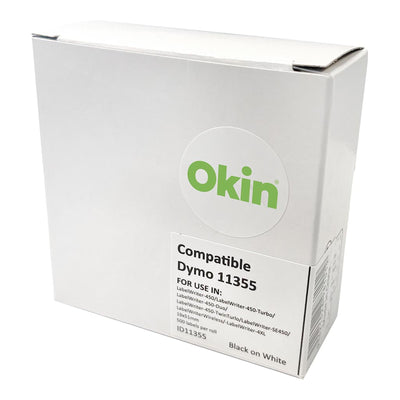 ID11355 - Okin Compatible Dymo LW Labels 51x19mm 500 Roll