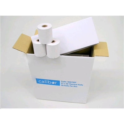 SEKTOR LTD CALIBOR THERMAL PAPER 57X50 50 ROLLS/BOX