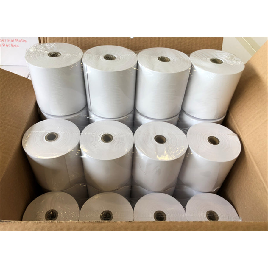 Calibor RO8080T THERMAL PAPER 24P 80x80mm 24 ROLLS/BOX (24 rolls in total per carton for POS receipt printers cash registers EftPOS terminals etc) selling as per box