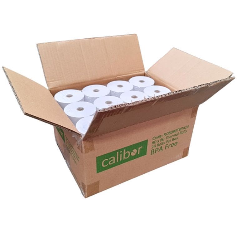 Unspezifizierte RO8080TBPA - Thermopapierrollen 80x80mm - Karton mit 25 BPA-freien Rollen
