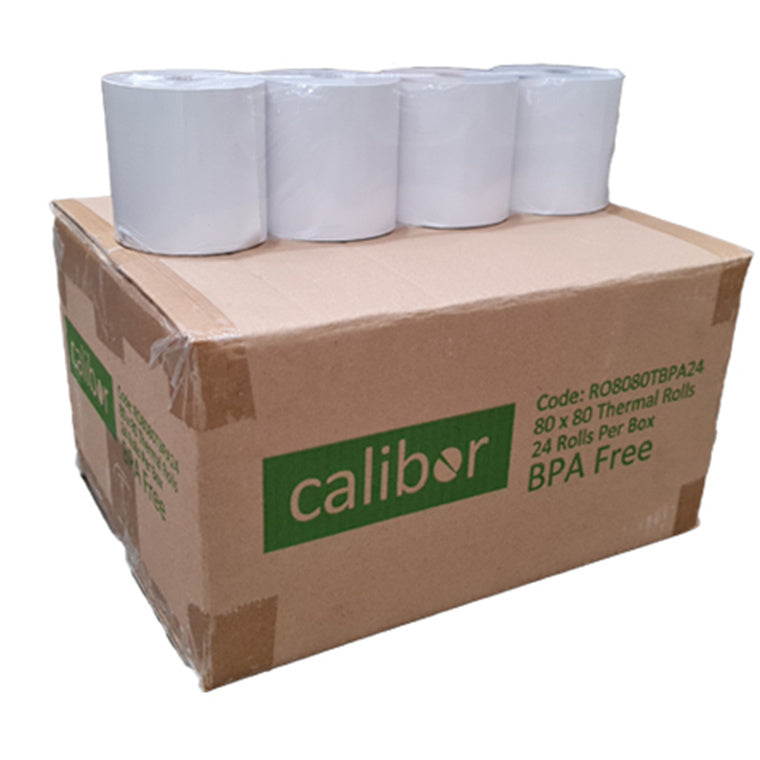 Unspezifizierte RO8080TBPA - Thermopapierrollen 80x80mm - Karton mit 25 BPA-freien Rollen
