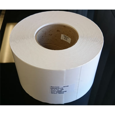 CRS TD101173RLBC1ac 101mm x 174mm thermal direct standard Courier Post label 76mm core 750 per roll Self-adhesive Permanent specially required by and designed for NZ Post, CourierPost or Pace