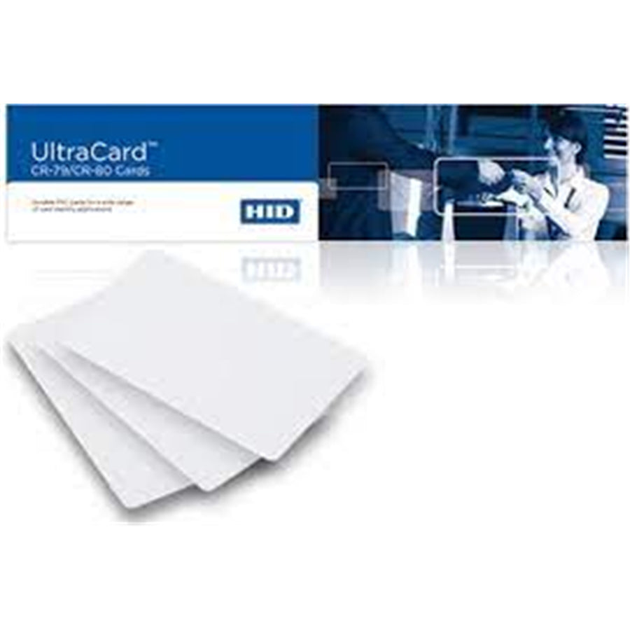 HID FARGO 081754 Blank PVC Cards - Pack of 500