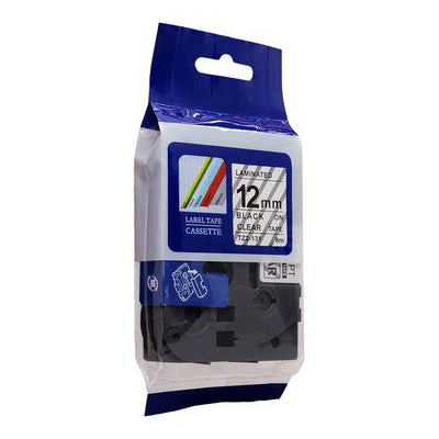 Okin ITZ131 - Icon Compatible Brother TZ Tape 12mm Black on Clear