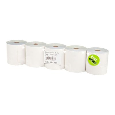 ITR76X76 - Okin Carbonless 2 Ply Paper Roll 76x76mm, Pack of 5