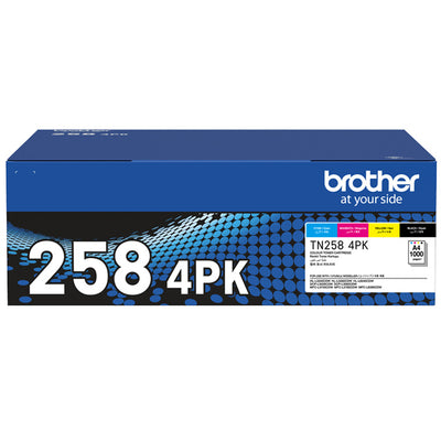 BN2584PK - Brother TN258 4 PACK Toner