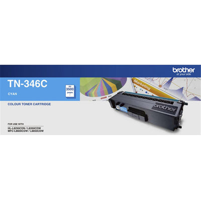 BN346C - Brother TN346 Cyan Toner Cart
