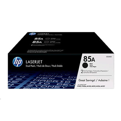 HP 85A Blk Ton Dual Pk CE285AD