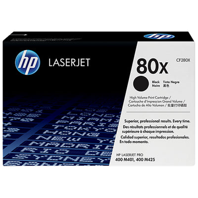 HP #80X Black Toner CF280X