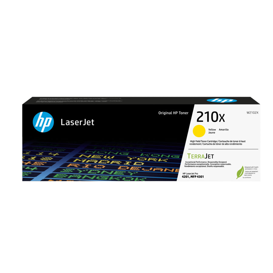 HP W2102X - 210X YELLOW ORIGINAL LASERJET TONER CAR