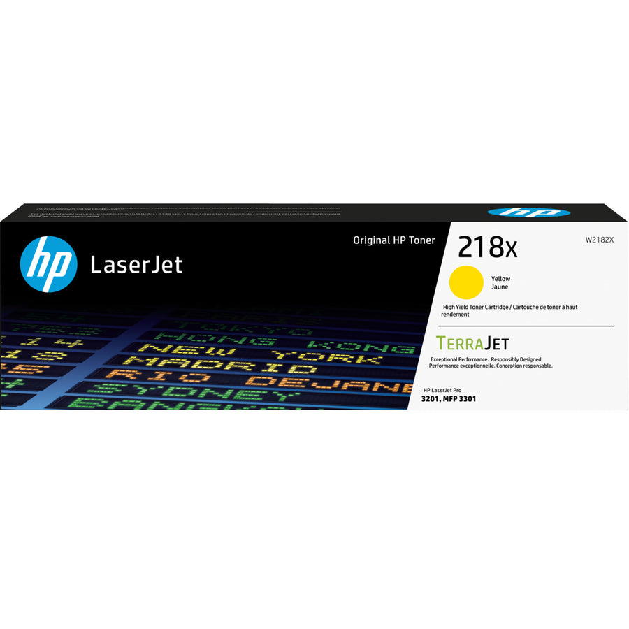 W2182X - HP 218X YLW LASERJET TONER CARTRIDGE