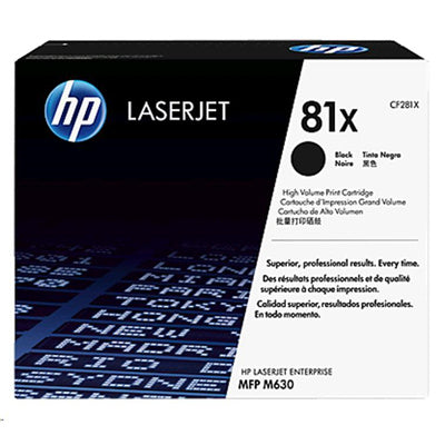 HP #81X Black Toner CF281X