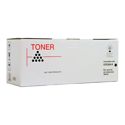 Okin ICC530A - Icon Remanufactured HP CC530A Canon CART318 CART418 Black Toner Cartridge