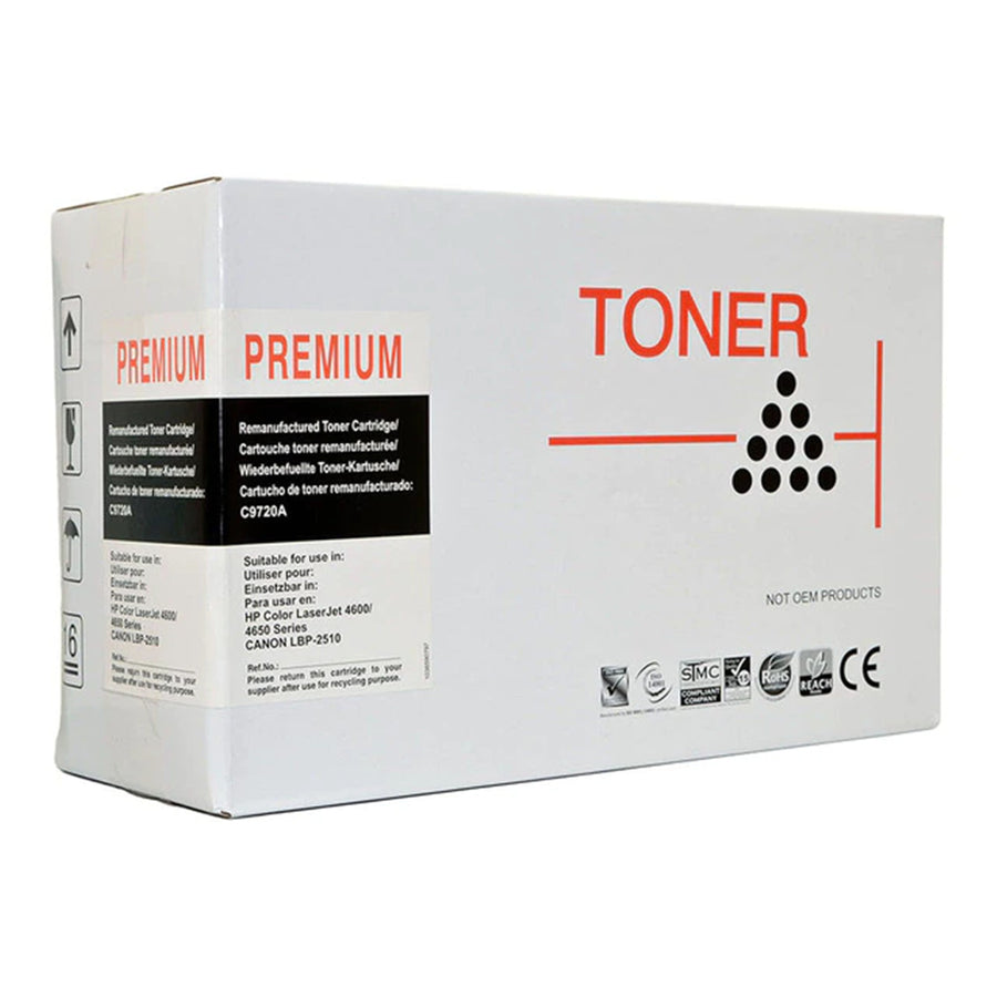 Okin IC9720A - Icon Remanufactured HP C9720A Black Toner Cartridge