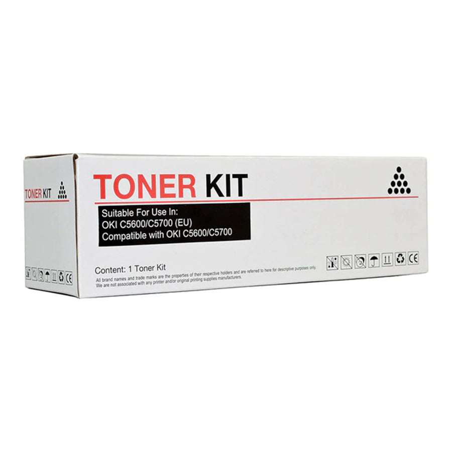 Okin IOC5600B – Ikon kompatible OKI C5600 C5700 Schwarze Tonerkartusche