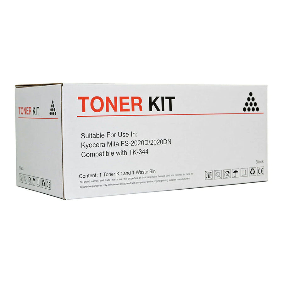 Okin IKTK344 – Icon kompatible Kyocera TK344 Schwarze Tonerkartusche
