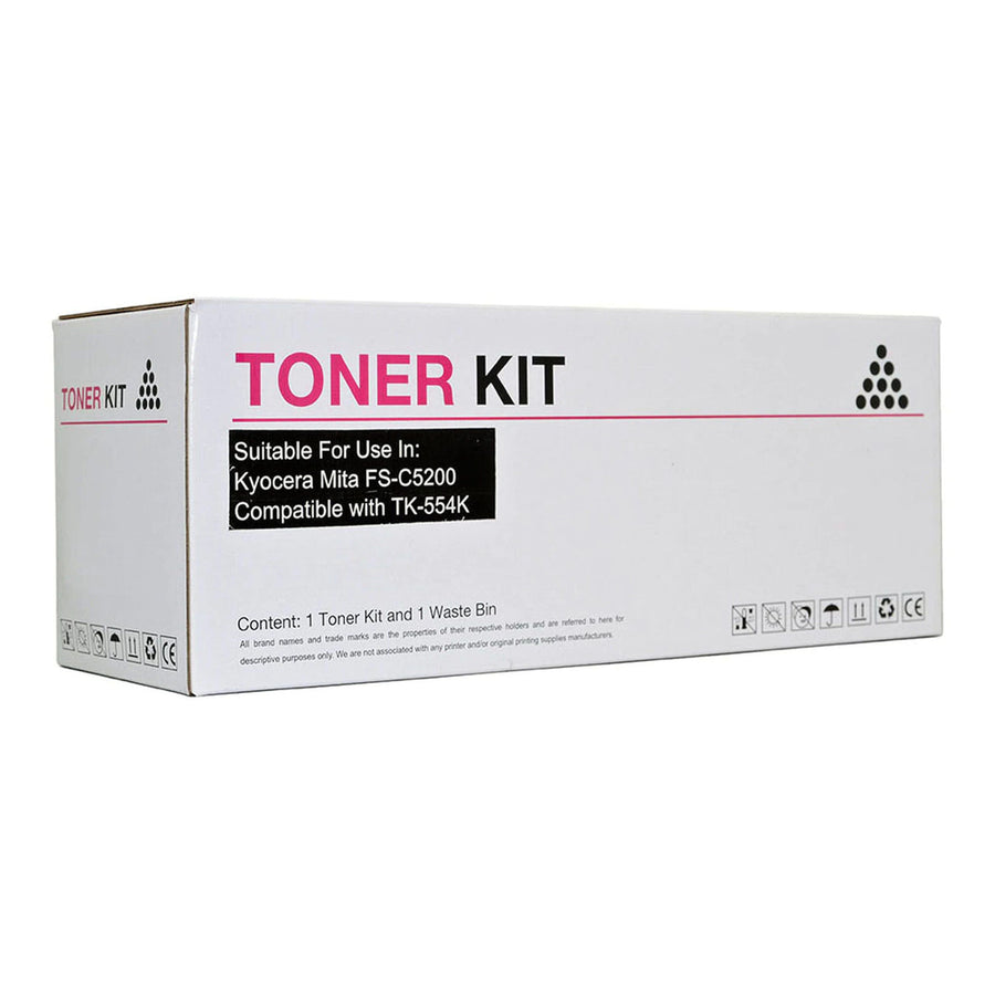 Okin IKTK554B - Icon Compatible Kyocera TK554 Black Toner Cartridge