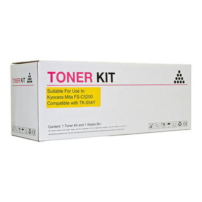 Okin IKTK554Y - Icon Compatible Kyocera TK554 Yellow Toner Cartridge