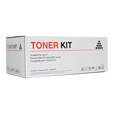 Okin IKTK65 - Icon Compatible Kyocera TK65 TK67 Black Toner Cartridge