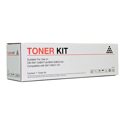 IOB411 - Okin Compatible OKI B411 B431 Black Toner Cartridge (44574703)