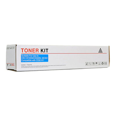 Okin IOC530C - Icon Remanufactured OKI C510 C530 MC561 Cyan Toner Cartridge (44469727)