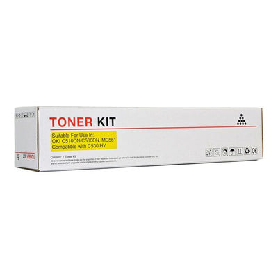 IOC530Y - Okin Remanufactured OKI C510 C530 MC561 Yellow Toner Cartridge (44469725)
